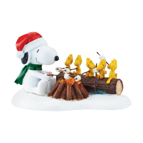 Department 56 Peanuts Village Snoopy Woodstock Campfire Buddies Accessory Figurine 2in H