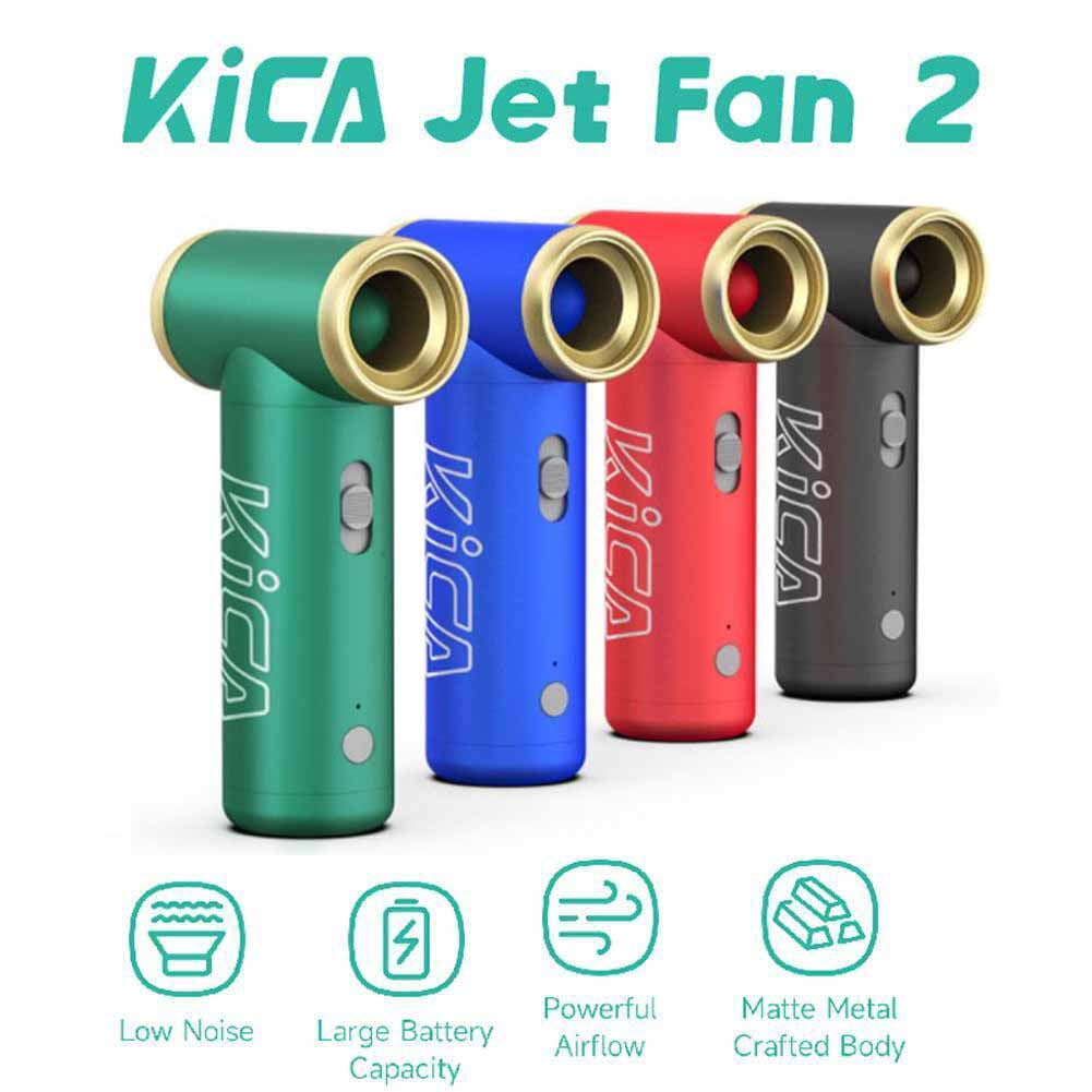 KiCA Electric Air Blower Portable Fan Rechargeable Duster Clean, Computer Duster Fan Outdoor BBQ Fan Cleaning Dust Removal