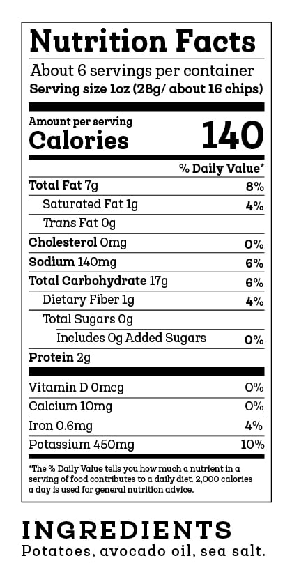 (2 pack) Siete Kettle Cooked Potato Chips Sea Salt, 5.5 oz.