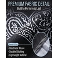 thumbnail image 6 of Paisley Cooling Headscarf Cap – Breathable Cooling Head Scarf Bandana, Adjustable Elastic Fit, Sweat Wicking Lightweight for Summer Outdoor Sports Motorcycle, 6 of 8