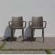 thumbnail image 5 of Ilios Innova | Set de 4 Sillas Solei Gris de Polipropileno con Fibra de Vidrio, Sillas para Comedor, Jardín o Restaurante, Diseño Moderno con Apoyabrazos, Resistentes a la Intemperie y Apilables, 5 of 9