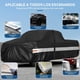 thumbnail image 5 of Cubierta para Auto, Funda de Coche Exterior para Camionetas, Funda para Coche con Cremallera Antiarañazos, Lona para Auto Impermeable, Antipolvo, Antilluvia y Antiuv, Protege tu Coche de Arañazos, 5 of 7