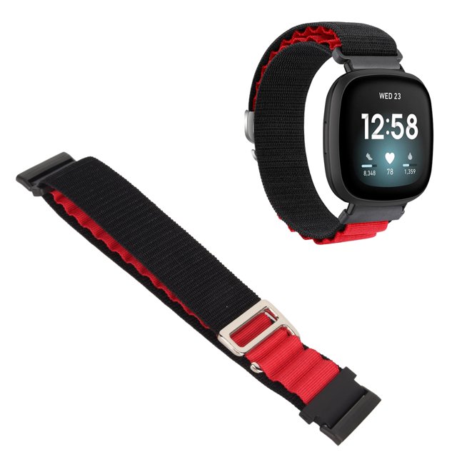 Smartwatch Band Strap, Stretch Woven Nylon Replacement Accessory Fit For Versa 4 3 Sense 2, Elastic Sport Watch Bands, Watch Band Replacement