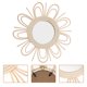 thumbnail image 5 of Rattan Mirror Tejido Decoración de la pared Pared Decorativo Espejo Muro Arte Artesanía Decoración, 5 of 5