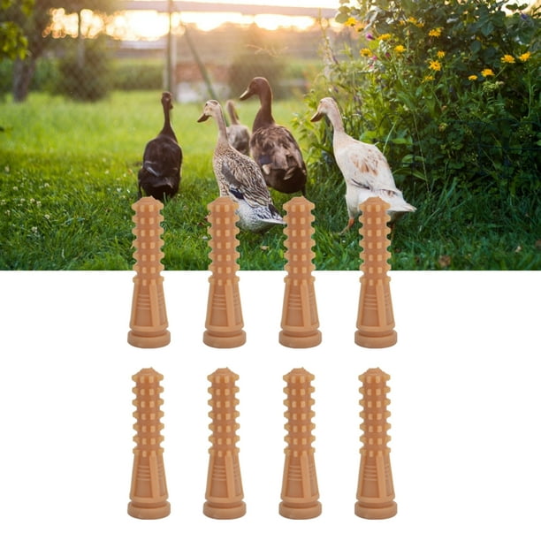 50 Piezas de dedos para desplumar Pollos ANGGREK Accesorio para aves de Corral