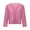 Pink, variant on Breezora Women Sequin Cardigan Long Sleeve Open Front Sparkly Cropped Jacket Glitter Shiny Casual Thin Coat for Party Wear and Evening Outings L Size Blackish Green