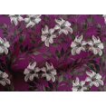 thumbnail image 4 of oneOone Cotton Poplin Purple Fabric Florals Fabric For Sewing Printed Craft Fabric By The Yard 56 Inch Wide, 4 of 4