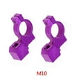 thumbnail image 1 of 2pcs For Honda Yamaha 8mm/10mm Thread Motorcycle Handlebar Mount Adapter Rearview Rearview Mirror Holder Clamp Aluminum Alloy Mount Adapter, 1 of 3