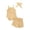 Beige, variant on vigerkar Newborn Baby Girl Ribbed Outfits Set Infant Solid Spaghetti Straps Romper Top Shorts Toddler Girl Summer Clothes (Beige, 3-6 Months)