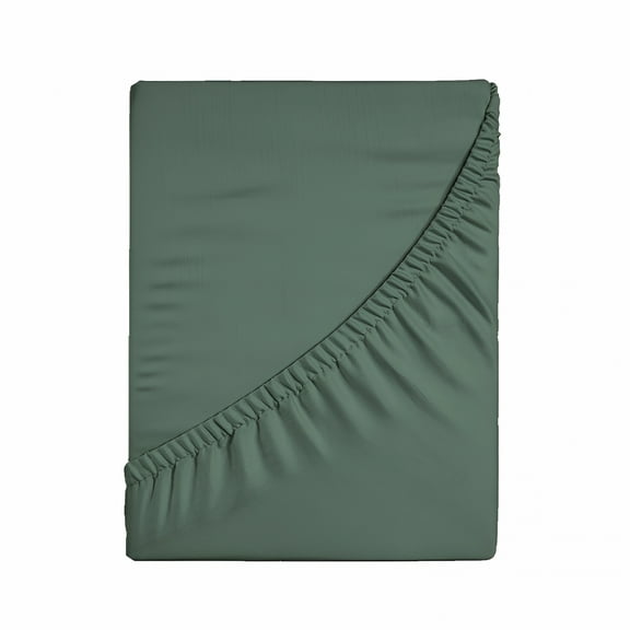 AUQ 2026 New Luxury Egyptian Cotton Full Size Fitted Sheet Only-1000-Thread-Count 16" Deep Pocket Full Size Fitted Sheet,Cooling Sateen Weave Egyptian Cotton Fitted Sheet Full Egyptian Cotton Sheets