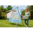 Clothes Drying Rack Folding Indoor Outdoor, Foldable Portable Laundry ...