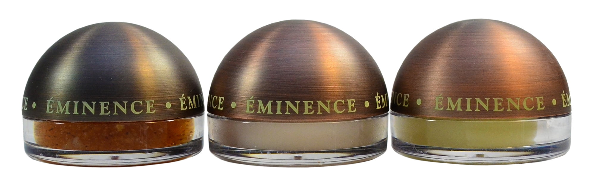 Eminence Lip Trio Kit (Lip Exfoliator 0.27 oz, Plumping Masque, 0.27 oz, Lip Balm, 0.27 oz)