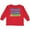 Red, variant on Inktastic Cricket player in training Boys or Girls Long Sleeve Toddler T-Shirt