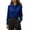 Blue, variant on Women's Satin Long Sleeve Tie Neck Blouse, Collared Elegant Office Shirt, Solid Color Professional Top for Work and Party Wear