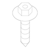 Genuine OE Audi Bracket Screw - N-106-572-01