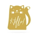 thumbnail image 2 of RealSteel Hello Cat Wall Art – Perfect Gift for Cat Lovers – Charming Home Décor (24"/Black), 2 of 7
