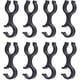 thumbnail image 1 of Clips de bastón de senderismo Soportes de bastón de plástico Clip de transporte de bastón de trekking Bloqueo rápido Conector de varilla de dos polos Hebilla Alpenstocks Accesorios para ( ShuxiuWang 8390612298592, 1 of 1