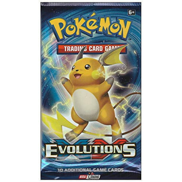 pokemon tcg xy evolutions sealed booster pack Pokmon TCG: XY-Evolutions Sleeved Booster Pack (10 cards)