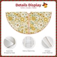 thumbnail image 3 of Sikiie Cute Sunflower Nativity Christmas Tree Skirt, Jesus Christian Winter Holiday Tree Mat Decoration(30-48IN)48", 3 of 6