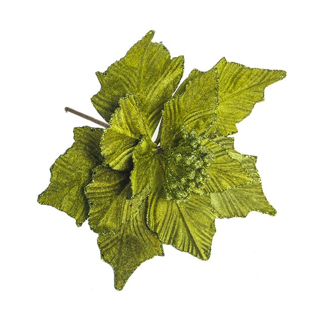Worallymy Adornos artificiales para árboles de Navidad Flor Decoración para fiesta de boda Flor de simulación con purpurina Worallymy JD735806790