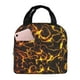 thumbnail image 1 of Easygdp Orange Lightning Bolsa Térmica Premium - Tela Oxford Impermeable, Gran Capacidad, Bolsillo Frontal, Unisex para Trabajo, Escuela, Actividades al Aire Libre y Picnics, 1 of 8