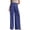 Blue, variant on Dress Pants for Women Business Casual Work Pants High Waist Stretchy Palazzo Trousers Pull on Office Slacks Bottoms