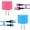 Mixed C, variant on Compatible for iPhone Charger, 2 Pack Dual Port Charging Block with 2pcs Charging Cable 6FT, USB Charger Block Wall Charger Adapter Plug Brick Cube Compatible for iPhone, Mixed C
