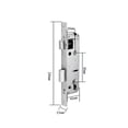 thumbnail image 4 of Waterproof Smart Aluminum Door Lock Euro Double Hook Mortise Fingerprint Password Electronic Sliding, 4 of 5