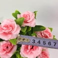 thumbnail image 5 of Artificial Flower Eco-friendly Washable 4 Colors Bonsai Pot Plant for Home White Plastic, 5 of 8