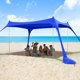 thumbnail image 1 of Carpa de playa Shelter Jihuan 305 x 305 cm UPF50+ para 8 personas, 1 of 6
