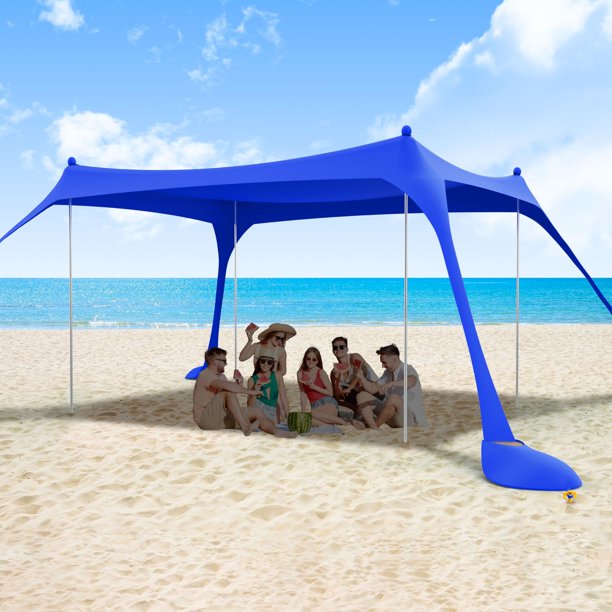 Carpa de playa Shelter Jihuan 305 x 305 cm UPF50+ para 8 personas