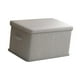 thumbnail image 4 of Contenedor de almacenamiento plegable con tapa y asa de transporte Caja de almacenamiento para juguetes Hogar Grande, 4 of 9