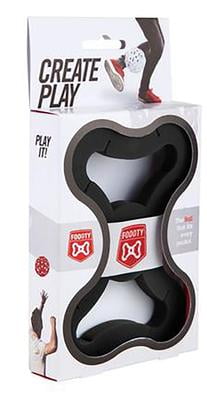 Foooty Football: The Any Shape You Choose Ball that Fits in Your Pocket - Black (Other Colors Available)