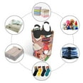 thumbnail image 5 of Picia Gnomes Books Tea Cups Laundry Basket With Handles Laundry Hamper Toys Storage Organizer Foldable Bucket Washing Bin Dirty Clothes Bag For Home Bathroom Bedroom Dorm, 5 of 6
