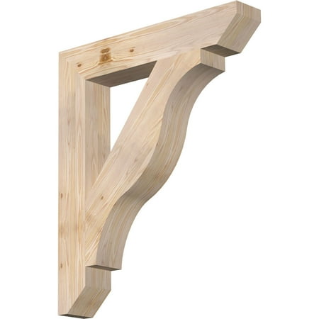 

Ekena Millwork 5 1/2 W x 34 D x 40 H Funston Slat Smooth Bracket Douglas Fir