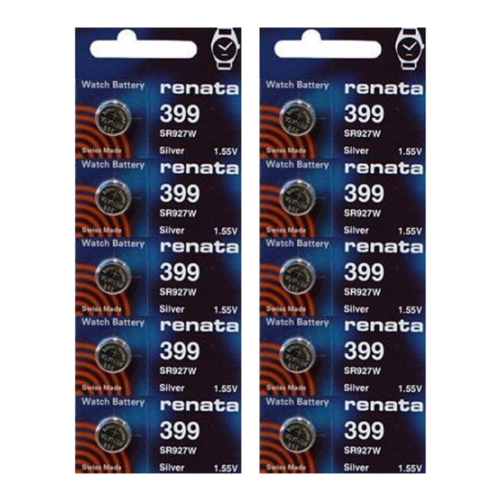 #399 Renata Watch Batteries 10Pcs