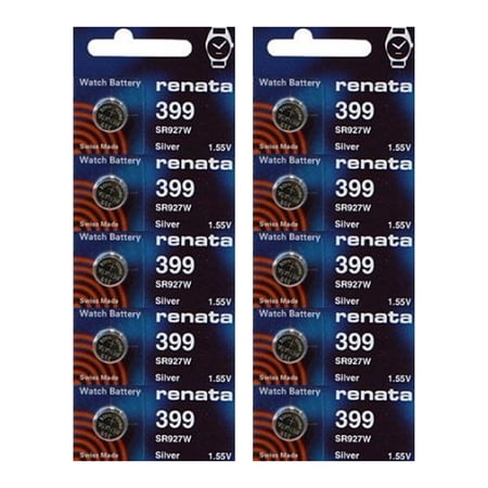 #399 Renata Watch Batteries 10Pcs