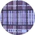 thumbnail image 1 of Ahgly Company Indoor Round Abstract Blue Modern Area Rugs, 5' Round, 1 of 4