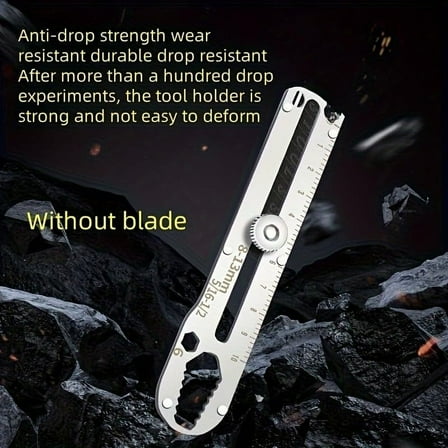12-in-1 Multi-Function Stainless Steel Craft Knife - Compact Utility Tool For DIY, Crafting, And Everyday Use