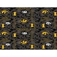thumbnail image 2 of Iowa Hawkeyes Fleece Blanket Fabric-Digi Camo Design-Sold By The Yard, 2 of 2