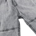 thumbnail image 6 of Kids Boys Jeans Child Cuffed Denim Pants Spring Fall Casual Elastic-Waisted Trousers, 6 of 9