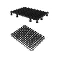 thumbnail image 4 of 5pcs Fish Tank Bottom Filter Plate PVC Multi-function Clapboard Bottom Filter with 20pcs Nail (Black), 4 of 6
