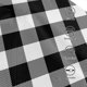 thumbnail image 3 of Balery White And Black Plaid Gorra de béisbol de tamaño ajustable para correr, entrenar y actividades al aire libre. Gorra de papá para todas las estaciones., 3 of 6