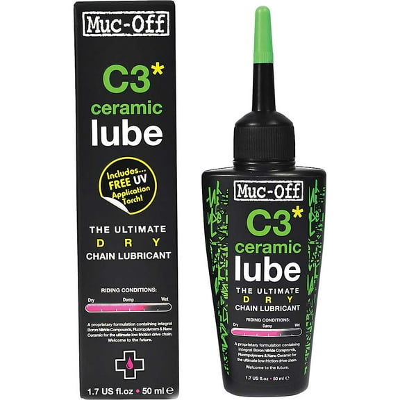 Muc-Off C3 Dry Ceramic Bike Chain Lube - 50ml, Drip