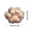 thumbnail image 4 of Cat Paw Pillows, Throw Pillows for Couch & Bedding, Soft Plush Paw Shaped Sofa Cushion for Home Office, Comfortable, Breathable, Lightweight, 16 inch Decorative Throw Pillows, 4 of 7