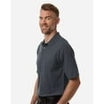 thumbnail image 2 of Harriton M105T Men's Tall Maverick CVC Pique Polo-Dark Charcoal-LT, 2 of 6