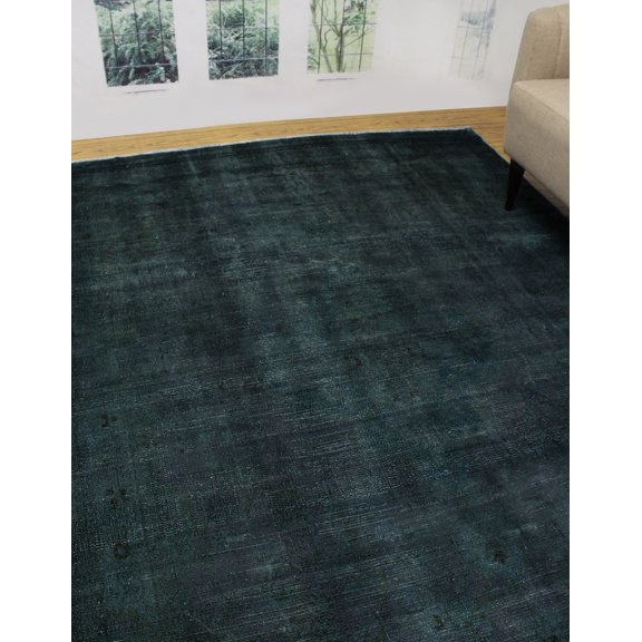 Vintage Soukaina Purple/Green Rug, 6'11" x 10'7"
