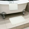 thumbnail image 5 of Lavish Home 67-10-I 2 Piece Memory Foam Bath Mat Set, Ivory, 5 of 7
