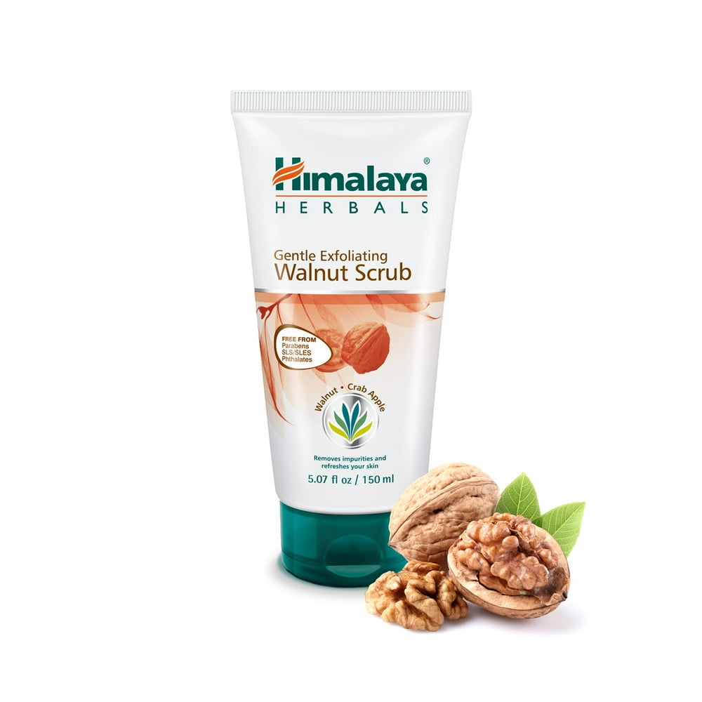 Himalaya Herbals Gentle Exfoliating Walnut Scrub, 5.07 Oz