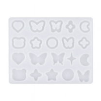 ZPAQI Butterfly Heart Shaker Filler Mould Silicone Epoxy Resin Mold Jewelry Casting